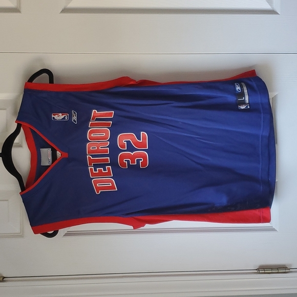 Detroit Pistons Rip Hamilton Blue Jersey Kids Large - Picture 1 of 7